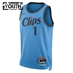 Dječji NBA Dres Los Angeles Clippers James Harden Nike 2024-25 City Edition Plava Swingman